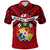 (Geoffery Paea) Tonga Rugby Polo Shirt Mate Maa Tonga RLT7 Unisex Red - Polynesian Pride