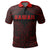 Hawaiian Kanaka Map Polynesian Polo Shirt Red Brad Style - Polynesian Pride