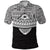 Fiji Tribal Black Polo Shirt Polynesian Chest White Style LT9 Black - Polynesian Pride