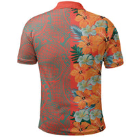 Tropical Polynesian Hawaiian Polo Shirt Haka Style - Polynesian Pride