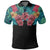 Tropical Hibiscus Hawaii Polo Shirt Black - Polynesian Pride