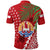 Tahiti Rugby Polo Shirt Coconut Leaves Coconut - Polynesian Pride