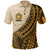 Samoa Polo Shirt Polynesian Wild Style Unisex Gold - Polynesian Pride