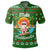 Hawaiian Santa Claus Mele Kalikimaka Polo Shirt Green Aviv Style - Polynesian Pride