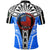 Samoa Polo Shirt Its In My DNA Blue Color - Polynesian Pride