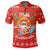 Hawaiian Santa Claus Mele Kalikimaka Polo Shirt Red Aviv Style - Polynesian Pride