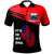 Samoa Polo Shirt Samoan DNA Unisex Red - Polynesian Pride