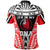 Tonga Polo Shirt Its In My DNA White Red Color - Polynesian Pride