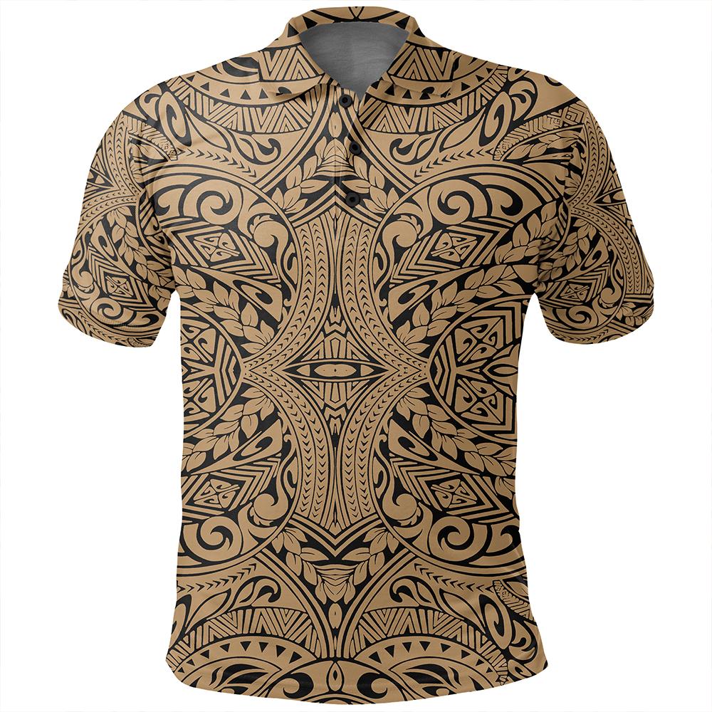 Unisex Polynesian Culture Gold Polo Shirt - Polynesian Pride