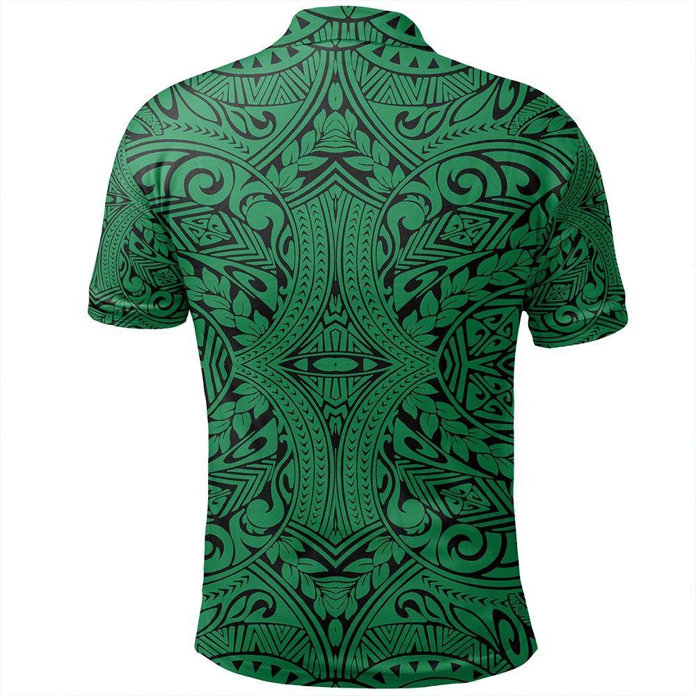 Unisex Polynesian Culture Green Polo Shirt - Polynesian Pride