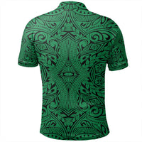 Unisex Polynesian Culture Green Polo Shirt - Polynesian Pride
