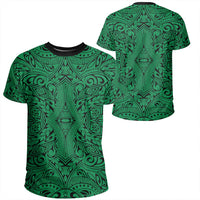 Polynesian Culture Green T Shirt Unisex Polyester - Polynesian Pride