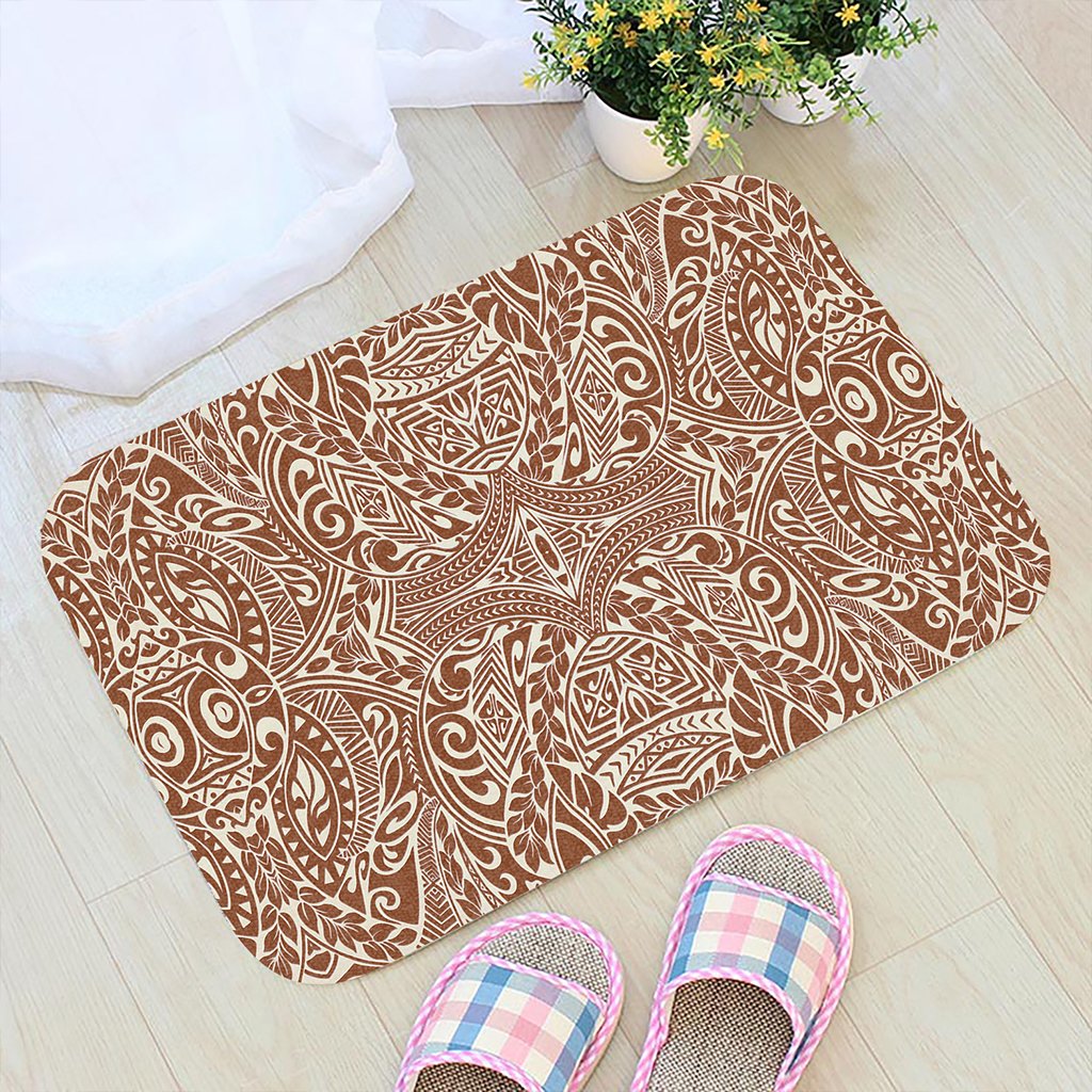 Polynesian Culture Hawaii Door Mat Door Mat Black - Polynesian Pride