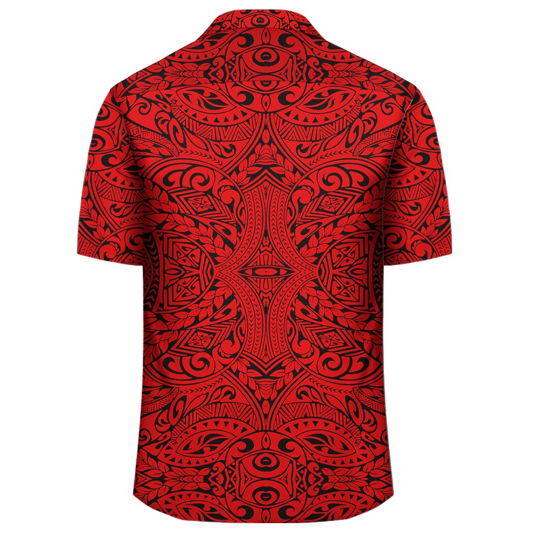 Polynesian Culture Red Hawaiian Shirt - Polynesian Pride