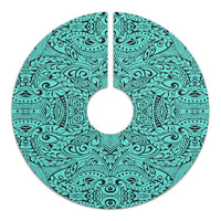Polynesian Culture Turquoise Tree Skirt - Polynesian Pride