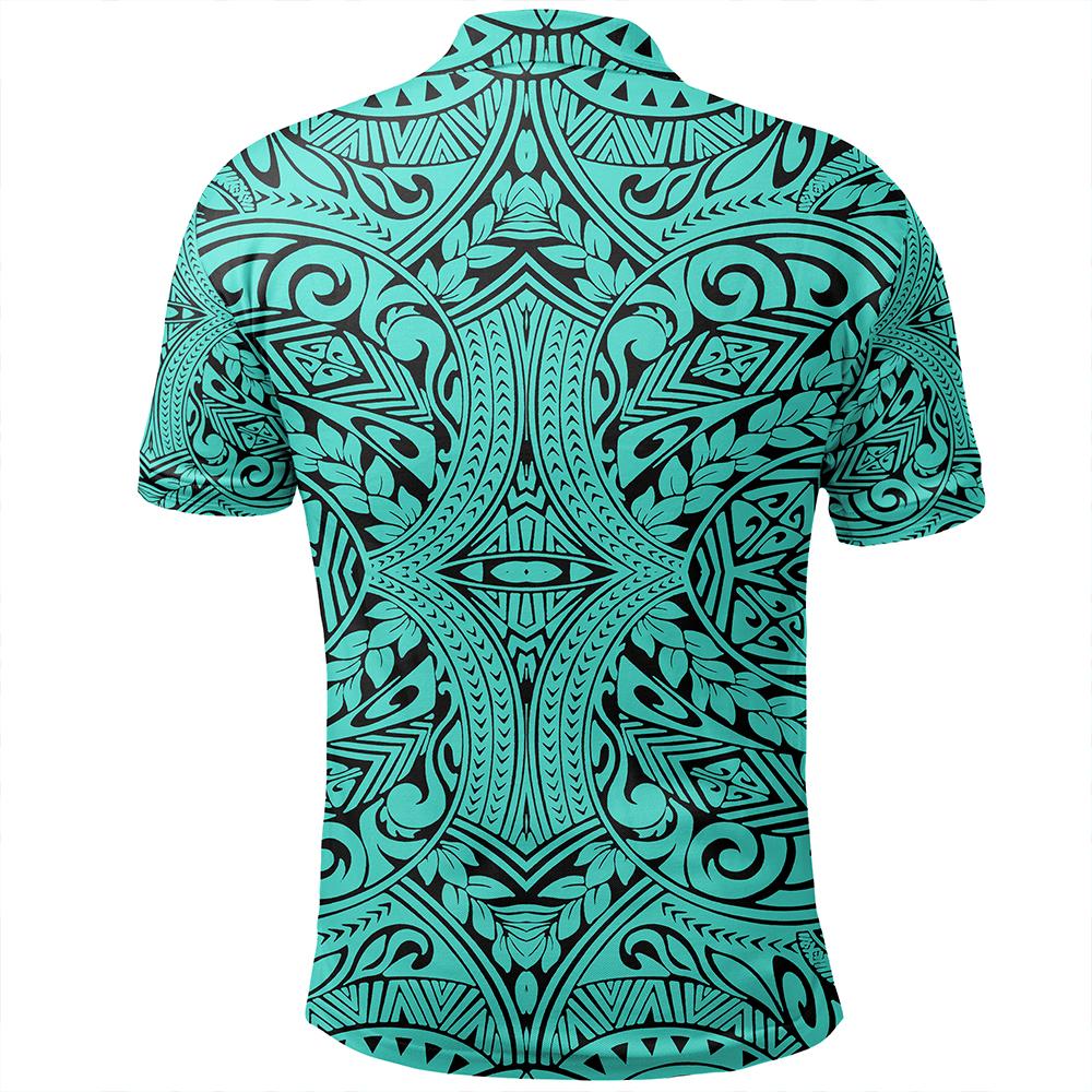 Unisex Polynesian Culture Turquoise Polo Shirt - Polynesian Pride