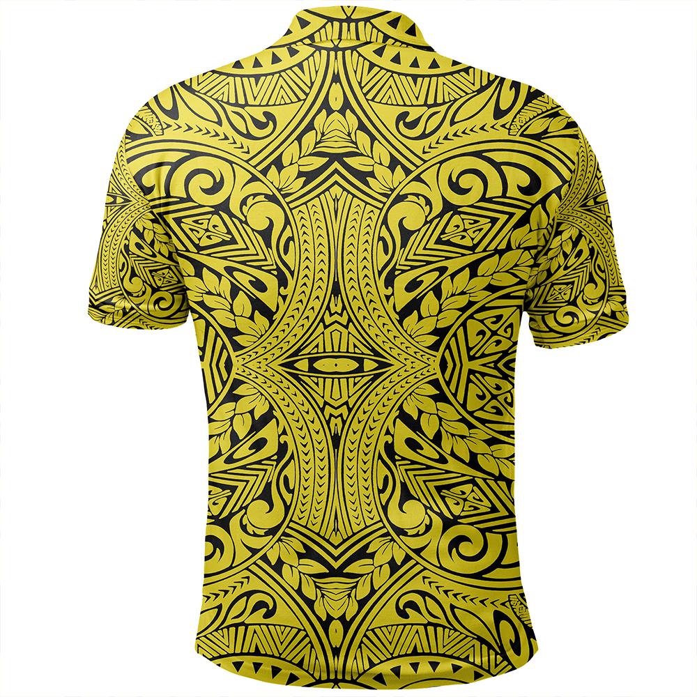 Unisex Polynesian Culture Yellow Polo Shirt - Polynesian Pride