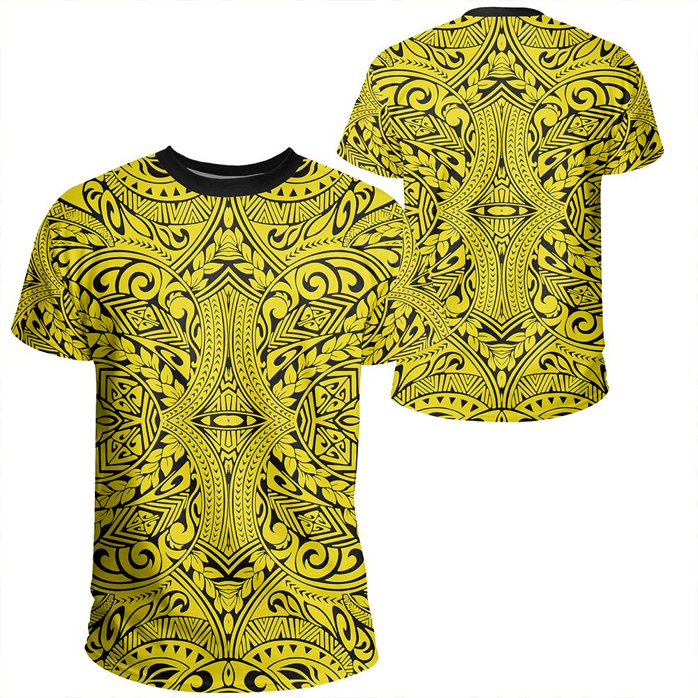 Polynesian Culture Yellow T Shirt Unisex Polyester - Polynesian Pride