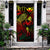 Polynesian Hawaii Door Cover Turtle Hibiscus Reggae Reggae - Polynesian Pride