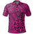 Unisex Polynesian Hawaiian Style Tribal Tattoo Pink Polo Shirt - Polynesian Pride