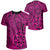 Polynesian Hawaiian Style Tribal Tattoo Pink T Shirt Unisex Polyester - Polynesian Pride