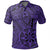 Unisex Polynesian Hawaiian Style Tribal Tattoo Violet Polo Shirt - Polynesian Pride