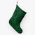 Polynesian Kakau Turtle Green Christmas Stocking 26 X 42 cm Green Christmas Stocking - Polynesian Pride