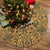 Polynesian Kakau Turtle Old Tree Skirt 85x85 cm Black Tree Skirt - Polynesian Pride