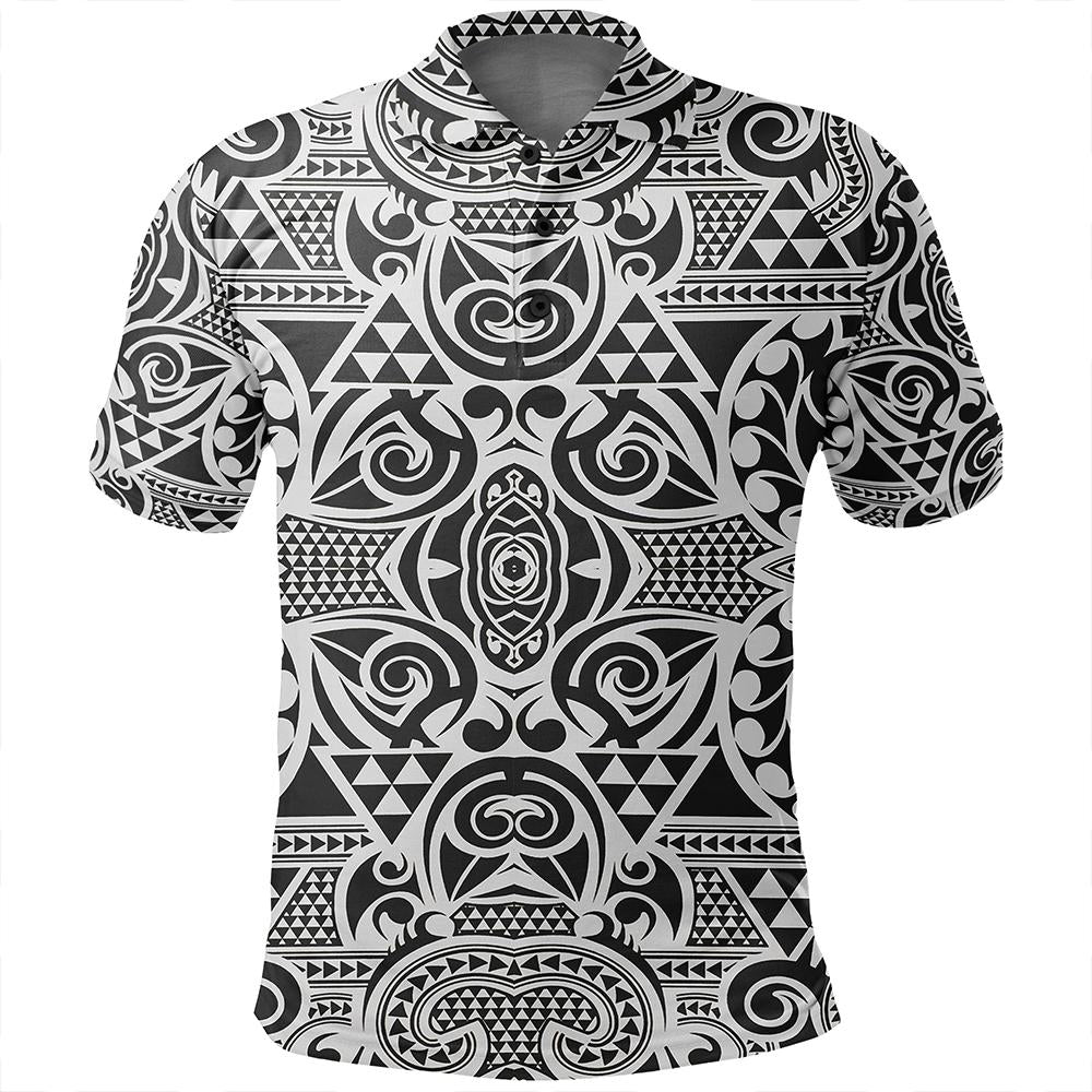 Unisex Polynesian Kakau Turtle Polo Shirt - Polynesian Pride