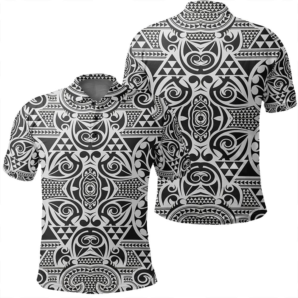 Unisex Polynesian Kakau Turtle Polo Shirt Unisex Art - Polynesian Pride