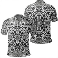 Unisex Polynesian Kakau Turtle Polo Shirt Unisex Art - Polynesian Pride