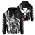 Polynesian King Culture Gray Hoodie Mega Style Unisex Black - Polynesian Pride