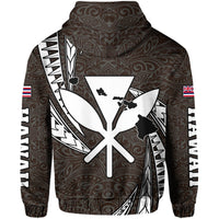 Polynesian King Culture Hoodie (Zip up) Mega Style - Polynesian Pride