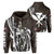 Polynesian King Culture Hoodie (Zip up) Mega Style Unisex Black - Polynesian Pride