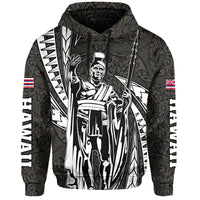 Polynesian King Culture Old Hoodie Mega Style - Polynesian Pride