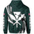 Polynesian King Culture Turquoise Hoodie (Zip up) Mega Style - Polynesian Pride