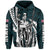 Polynesian King Kakau Turtle Blue Hoodie Mega Style - Polynesian Pride