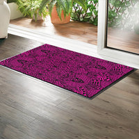 Polynesian Lauhala Mix Pink Hawaii Door Mat - Polynesian Pride