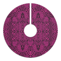 Polynesian Lauhala Mix Pink Tree Skirt - Polynesian Pride