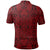 Unisex Polynesian Lauhala Mix Red Polo Shirt - Polynesian Pride