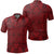 Unisex Polynesian Lauhala Mix Red Polo Shirt Unisex Art - Polynesian Pride