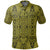 Unisex Polynesian Lauhala Mix Yellow Polo Shirt - Polynesian Pride