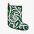 Polynesian Maori Ethnic Ornament Green Christmas Stocking - Polynesian Pride