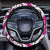 Polynesian Maori Ethnic Ornament Pink Hawaii Steering Wheel Cover with Elastic Edge - Polynesian Pride