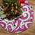 Polynesian Maori Ethnic Ornament Pink Tree Skirt 85x85 cm Pink Tree Skirt - Polynesian Pride