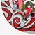 Polynesian Maori Ethnic Ornament Red Tree Skirt - Polynesian Pride