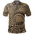 Unisex Polynesian Maori Lauhala Gold Polo Shirt - Polynesian Pride