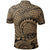 Unisex Polynesian Maori Lauhala Gold Polo Shirt - Polynesian Pride