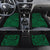 Polynesian Maori Lauhala Green Hawaii Car Floor Mats Green One Size - Polynesian Pride