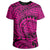 Polynesian Maori Lauhala Pink T Shirt - Polynesian Pride